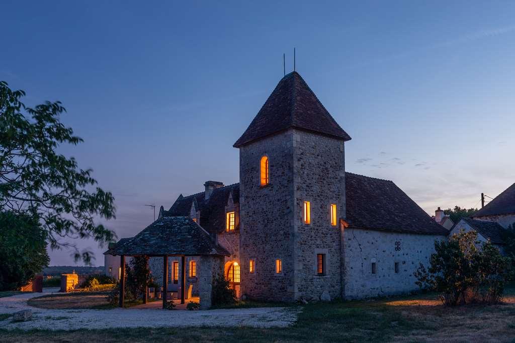 Hotel The Originals Le Manoir de Pierre Levée Tournon-Saint-Martin Exterior foto