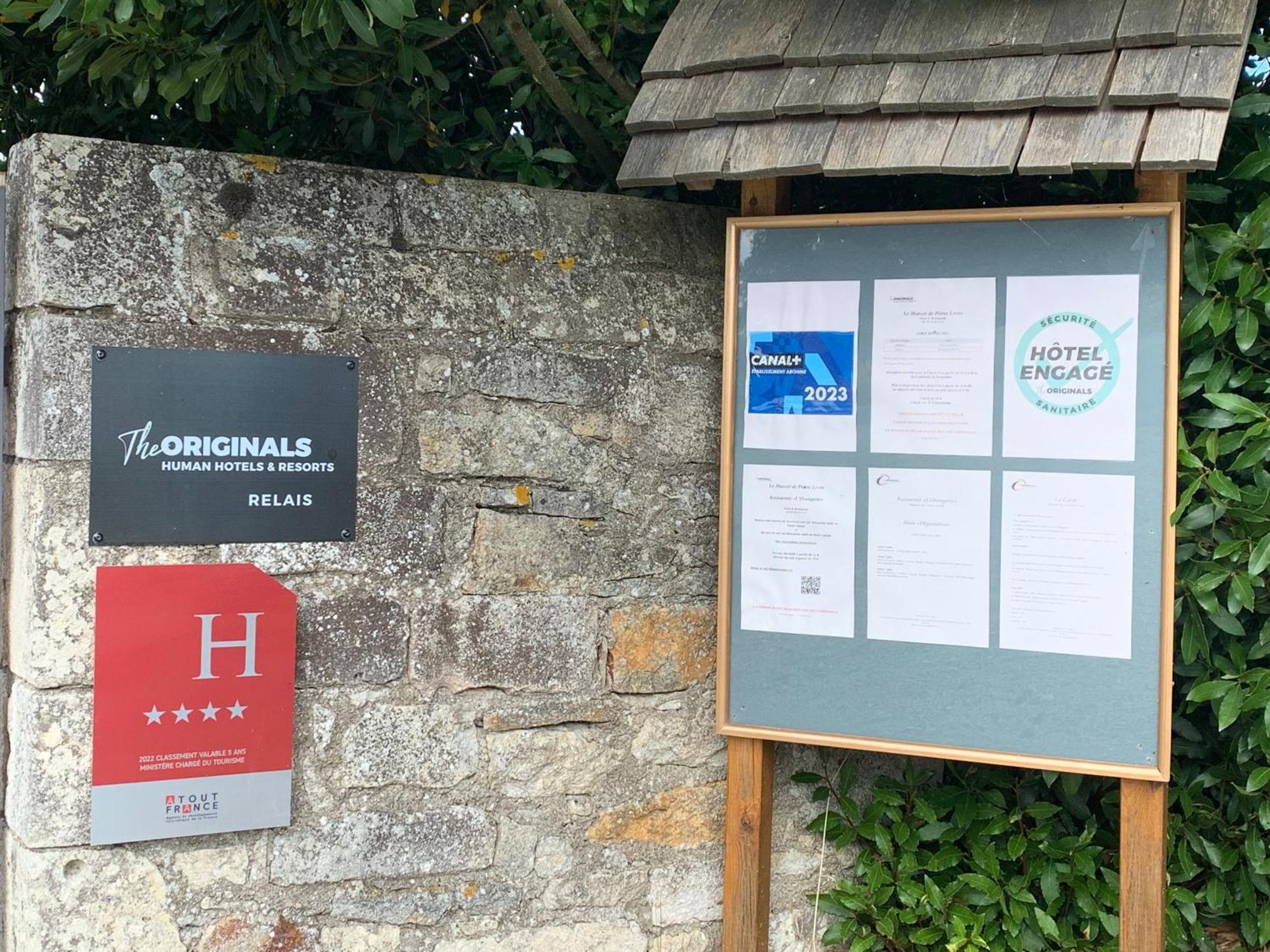 Hotel The Originals Le Manoir de Pierre Levée Tournon-Saint-Martin Exterior foto